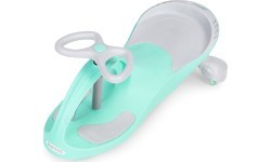 Vaikiška mašinėlė Gravity su LED ratukais, žalia, ECOTOYS
