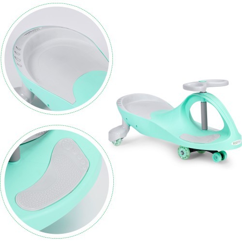 Gravity ride vehicle for kids LED wheels green ECOTOYS