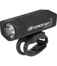 Передний фонарь FORCE Dot 300LM USB, чёрный