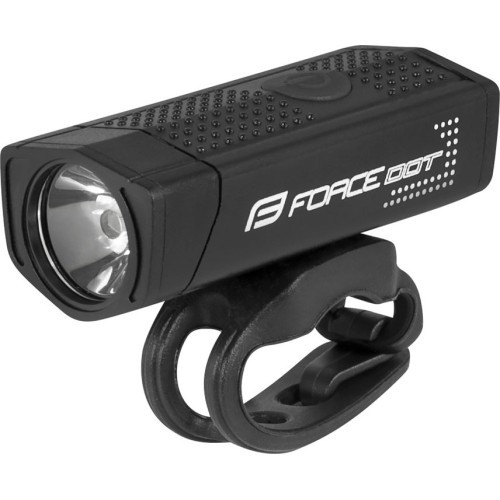 Передний фонарь FORCE Dot 300LM USB, чёрный