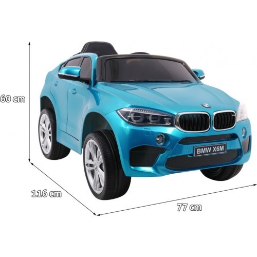 Электромобиль BMW X6M, синий