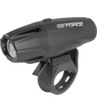 Priekinis žibintas FORCE Shark 700 USB (juodas)