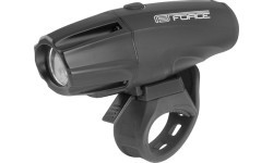 Priekinis žibintas FORCE Shark 700 USB (juodas)