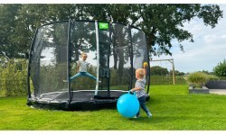 EXIT Allure Premium грунтовый батут ø366 см – чёрный