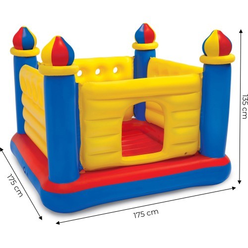 Pripučiamas batutas vaikams Pilis Intex 174 x 174 x 135 cm 48259