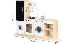 Wooden Toy Kitchen ECOTOYS XXL