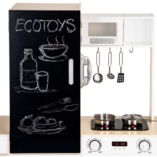 Деревянная игрушечная кухня ECOTOYS XXL