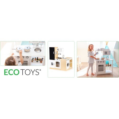 Wooden Toy Kitchen ECOTOYS XXL