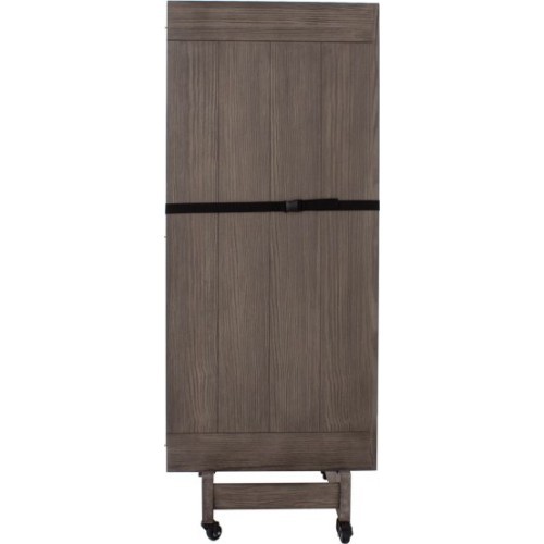 Caddy for transporting cover plates, stained gray