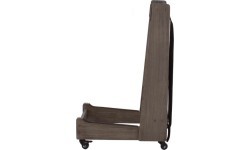 Caddy for transporting cover plates, stained gray