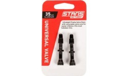 Ventiliai Stan's NoTubes bekamerinėms padangoms 35mm (juodi)