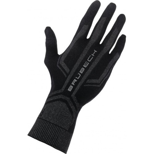Перчатки для бега Brubeck Black GE10010A - Чёрный