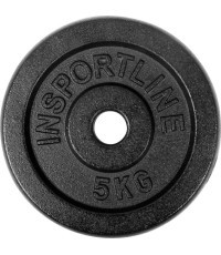 Ketaus svorio diskas inSPORTline CastCzech 5 kg 30 mm