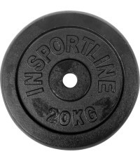 Ketaus svorio diskas inSPORTline CastCzech 20 kg 30 mm