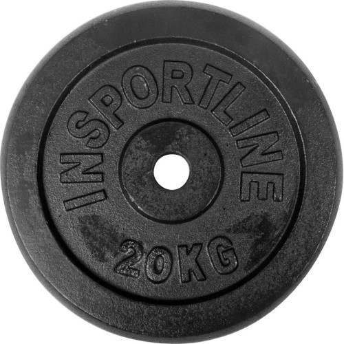 Cast Iron Weight Plate inSPORTline CastCzech 20 kg 30 mm