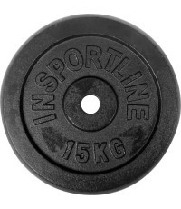 Cast Iron Weight Plate inSPORTline CastCzech 15 kg 30 mm