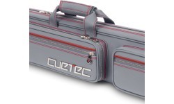 Minkštas dėklas biliardo lazdai Cuetec Pro Line, Speed Gray, 4x8, 85 cm