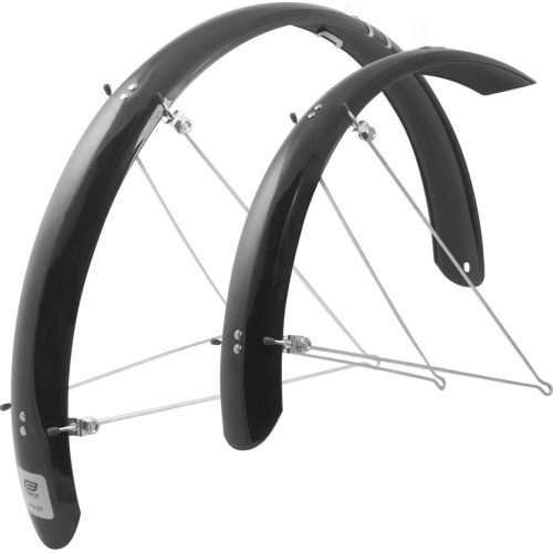 Skydeliai FORCE Aluflex 24" su ūsais (juodi)