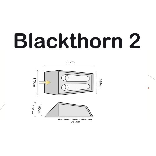 Palapinė Highlander Blackthorn 2 - Camo