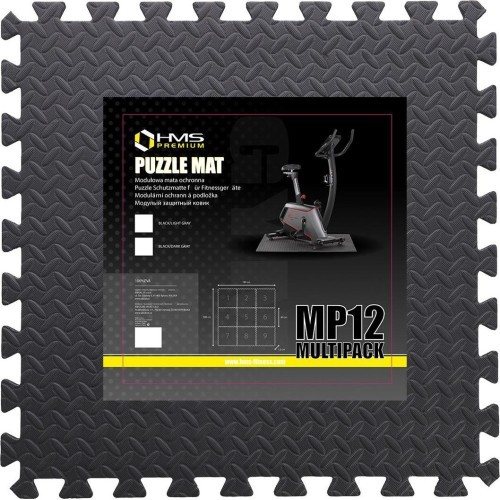 MP12 MULTIPACK PUZZLE MAT FOR GYM EQUIPMENT (9PCS)HMS PREMIUM
