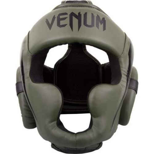 Bokso šalmas Venum Elite - Khaki/Juoda