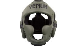 Боксёрский шлем Venum Elite - Хаки/Чёрный