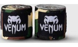 Handwraps Venum Kontact Boxing, 4 m - Forest Camo