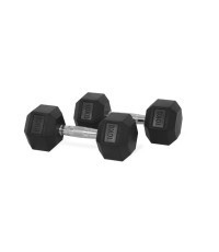 Hastings šešiakampiai hanteliai 10 kg, komplektas