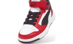 Puma Avalynė Vaikams Rebound V6 Mid Jr White Black Red 393832 03