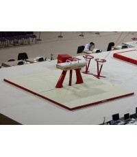 SET OF LANDING MATS FOR COMPETITION POMMEL HORSE - 16 m² - FIG Approved