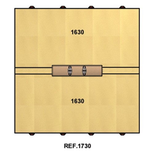 Nusileidimo kilimėlių komplektas varžybų ožiui su rankenomis – 16 m² – FIG patvirtinta