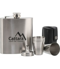 Фляга с 4 стопками Cattara 175 мл