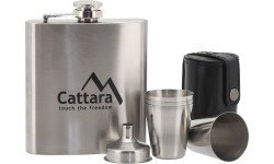 Фляга с 4 стопками Cattara 175 мл