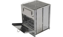 Grill wood cooker CUBE folding