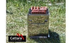 Grill wood cooker CUBE folding