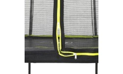 EXIT Silhouette trampoline ø427cm - black Outdoor Round Coil spring Above ground trampoline
