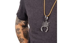 Steel Pendant W-TEC Scorpione