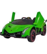 Детский электромобиль Lamborghini Veneno, зелёный
