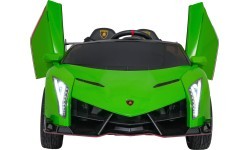Vaikiškas elektromobilis Lamborghini Veneno, žalias