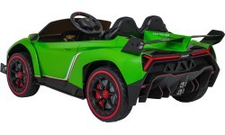 Vaikiškas elektromobilis Lamborghini Veneno, žalias