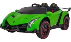 Детский электромобиль Lamborghini Veneno, зелёный