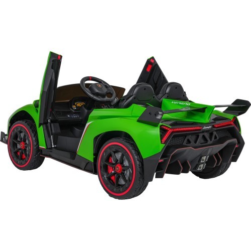 Vaikiškas elektromobilis Lamborghini Veneno, žalias