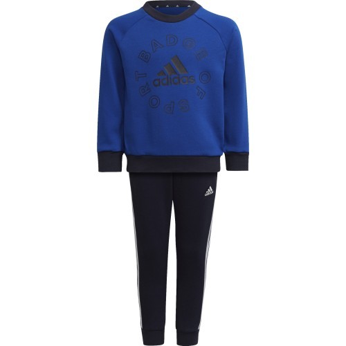 Adidas LK Logo Jog Set Kids' Tracksuit Blue Black HF1899