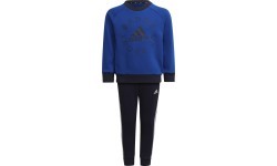 Adidas LK Logo Jog Set Kids' Tracksuit Blue Black HF1899