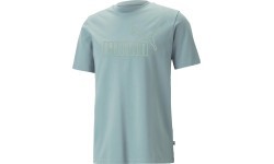 Puma Ess Elevated Pique Tee Green 673385 85 Men's T-Shirt
