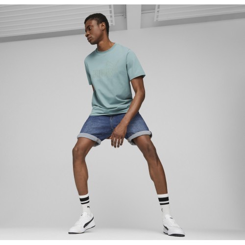Puma Ess Elevated Pique Tee Green 673385 85 мужская футболка