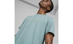 Puma Ess Elevated Pique Tee Green 673385 85 Men's T-Shirt