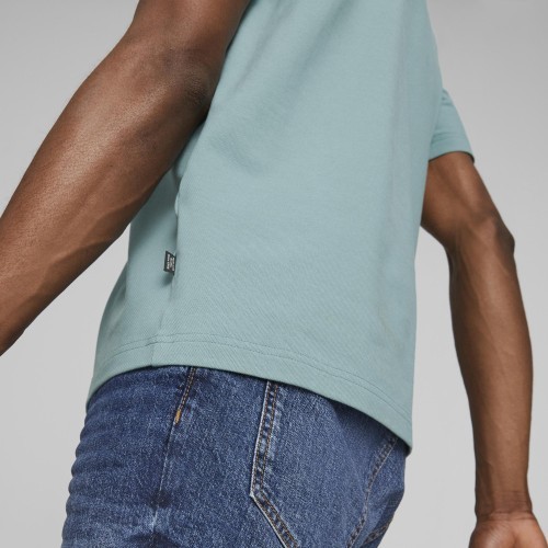 Puma Ess Elevated Pique Tee Green 673385 85 мужская футболка