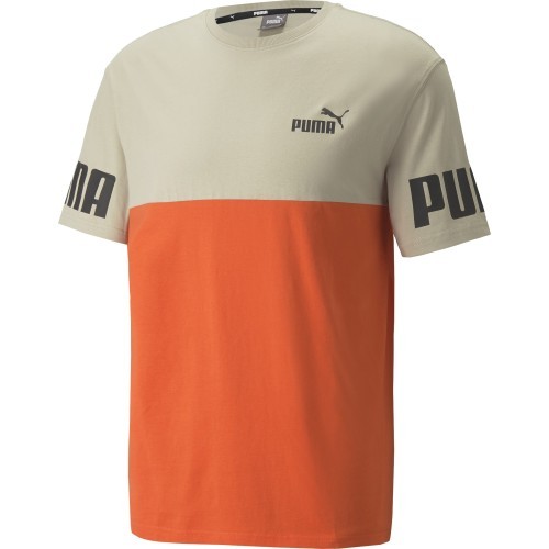 Мужская футболка Puma Power Colorb Orange Grey 847389 64
