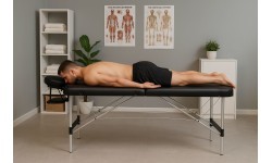 Aluminum massage and rehabilitation table, 3-segment, foldable into a suitcase + ModernHome bag